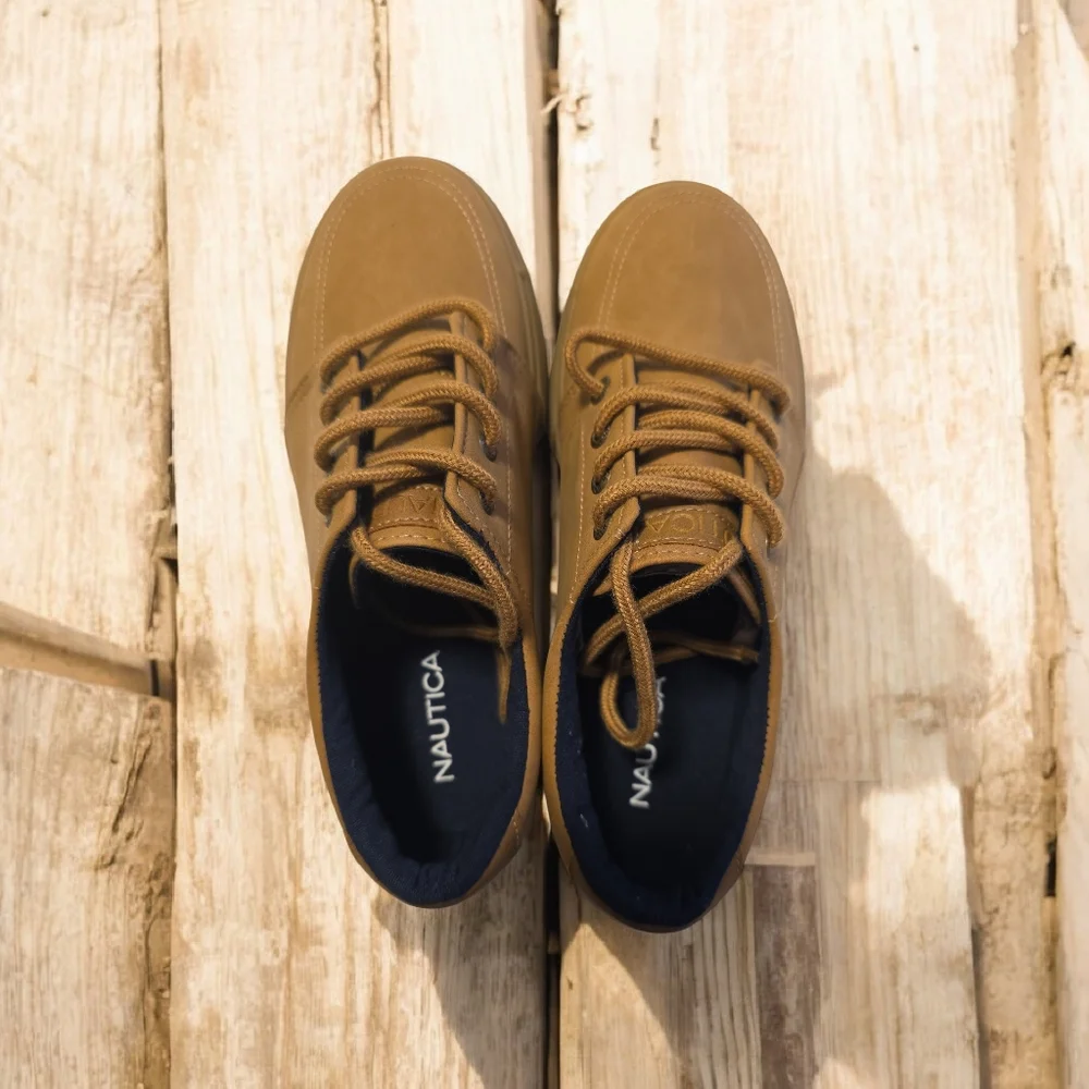 Nautica Brown Kids Dress Shoes